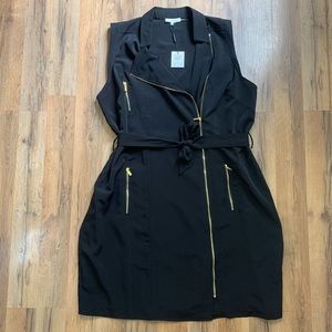NWT Calvin Klein Moto Zip Dress